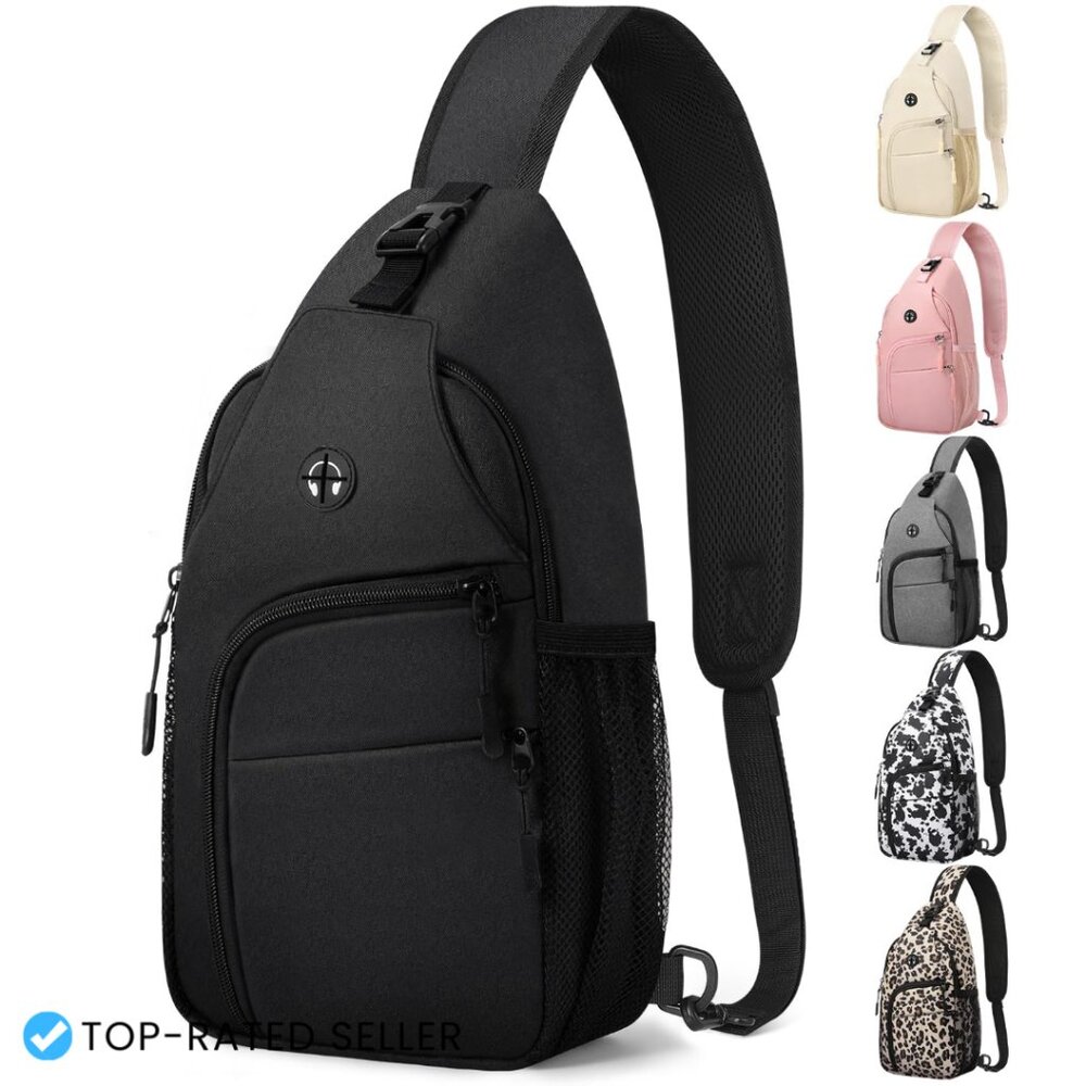 Waterproof Sling Backpack Convertible Crossbody B… - image 1